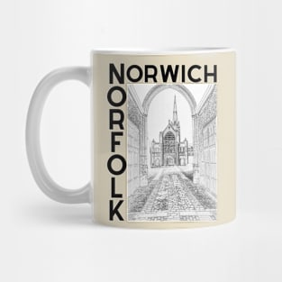 Norwich Cathedral Norfolk Mug